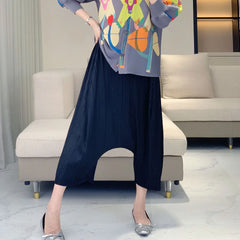 Plissé Japanese Harem Pants