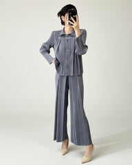 Cozy Pleated 2-Piece Set