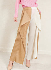 Luxury Plissé Ruffle Trousers