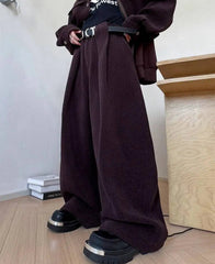 Men's Corduroy Wide-Leg Pants Set