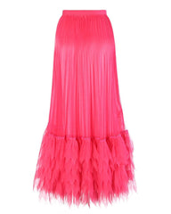 Couture Pleated Tulle Skirt