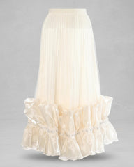 Couture Ruffled Tulle Skirt