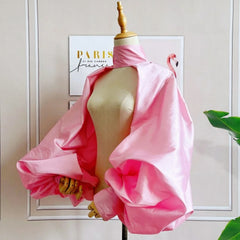 Luxury Voluminous-Sleeve Bolero