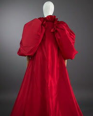 Luxury Taffeta Evening Coat