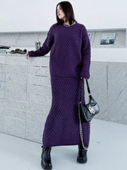 Luxury Oversized Knit 2-Piece