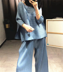 Elegant Truly Pleated Co-ord Set