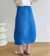 Elegant Micro-Pleated Skirt