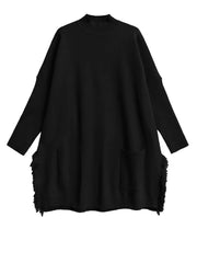 Luxury Avant-Garde Knit Poncho
