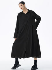 Oversized Hooded Jacket - Japanese Avant-Garde