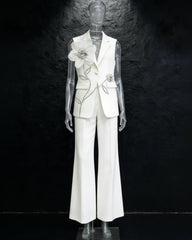 Luxury Floral Pants Suit Set