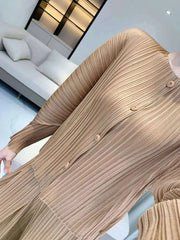 Luxe Pleated Blouse & Palazzo Pant