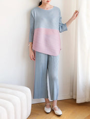 Luxury Plissé Top & Pant Set