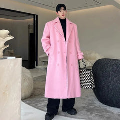 Men’s Premium Wool Blend Trench Coat