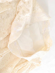 Luxury Lace Asymmetric Skirt