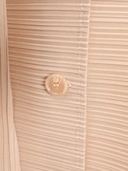 Truly Pleated Stretchy Long Coat