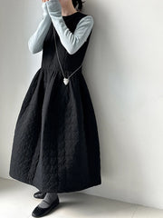 Luxury Quilted Layering Dress