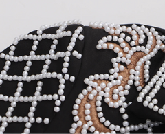 Luxury Pearl Cropped Blazer