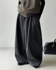 Luxury Relaxed Wide-Leg Trousers