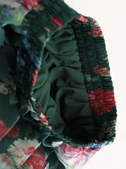 Floral Appliqué Pull-On Skirt