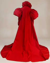 Floor-Length Opera Coat Gown
