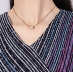 Ombre Stripe Plisse Dress
