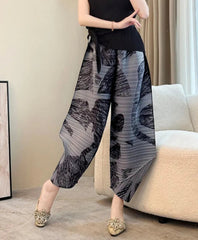 Luxe Plissé Pleat Harem Pants