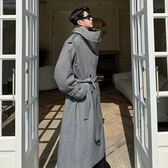 Men's Luxurious Oversized Long Wool Coat