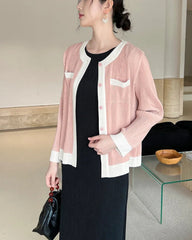 Luxury Plissé Button-Front Top