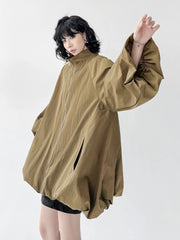Luxe Oversized Balloon Sleeve Jacket