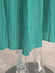 Truly Plisse Wide-Leg Pants