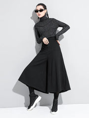 Luxury High-Waist Culottes