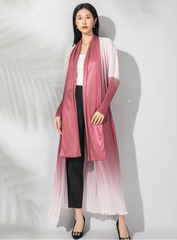 Elegant Travel Pleated Coat