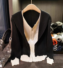 Truly Pleated Zip-Up Jacket
