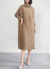 Everyday Casual Pleated Dress