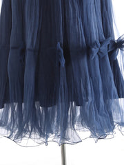 Luxury Bow-Detail Tulle Skirt