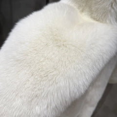 Luxury Fox Fur Long Coat