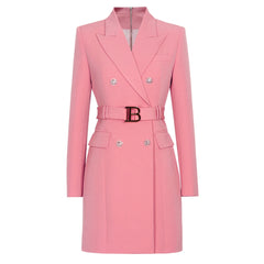 Women's Stylish Designer Elegant Long Blazer Coat