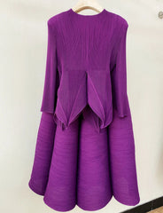 Premium Truly Pleated Top & Skirt