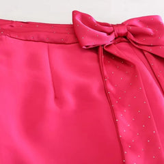 Couture Satin Bow Skirt