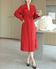 Luxury Plissé Cotton Padded Coat