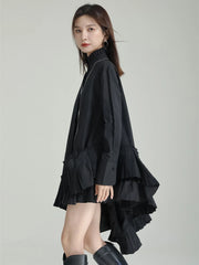Avant-Garde Asymmetric Blouse