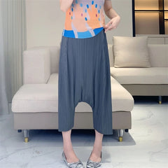 Plissé Japanese Harem Pants