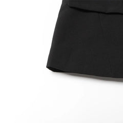 Luxury Ruffled Sleeve Blazer