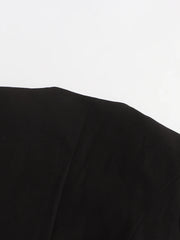 Luxury Black Deep Plunge Blazer