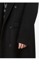 Men's Black Extra Long Woolen Trench Coat | Luxury Style