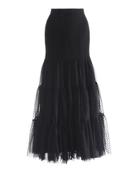 Formal Tulle Polka Dot Skirt