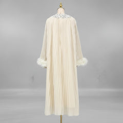 Formal Luxury Diamond Plissé Dress