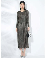 Luxury Pleated Cocktail Dress