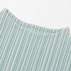 Mock Neck Pleated Tunic Top