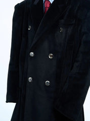 Men's Luxury Long Woolen Overcoat